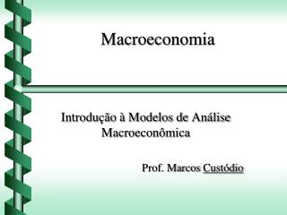 macroeconomia