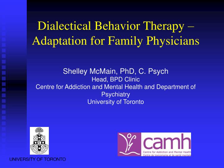 dialectical behavior therapy adaptation for family physicians