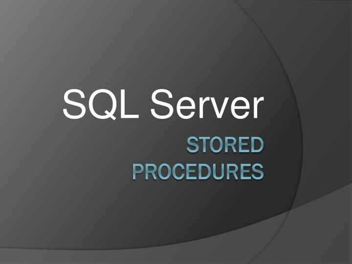 sql server