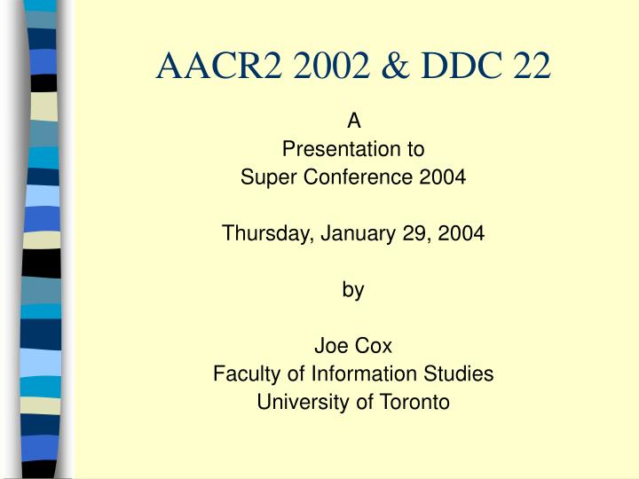 aacr2 2002 ddc 22