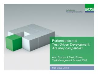 Performance and Test-Driven Development: Are they compatible?