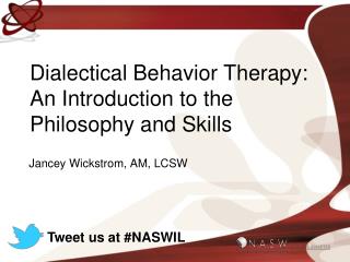 Dialectical Behavior Therapy: An Introduction to the Philosophy and Skills