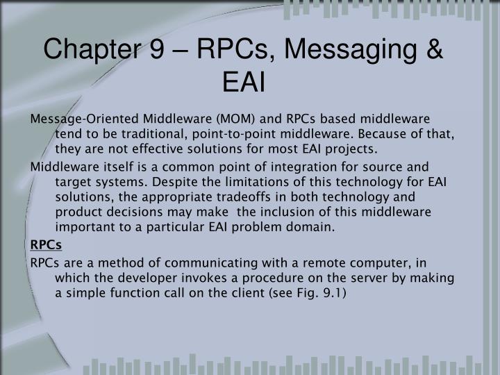 chapter 9 rpcs messaging eai