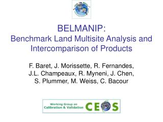 BELMANIP: Benchmark Land Multisite Analysis and Intercomparison of Products