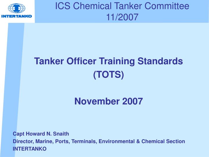 ics chemical tanker committee 11 2007