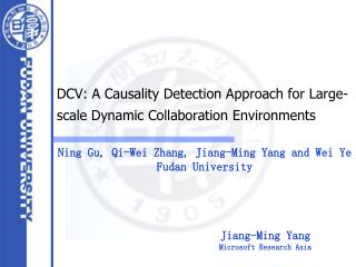 DCV: A Causality Detection Approach for Large-scale Dynamic Collaboration Environments