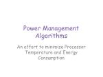 Power Management Algorithms - slide 1