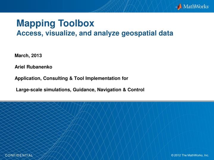mapping toolbox access visualize and analyze geospatial data