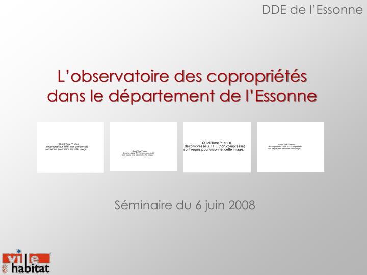 l observatoire des copropri t s dans le d partement de l essonne