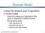 Dynamic Model - slide 1