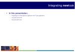Integrating new look - slide 1