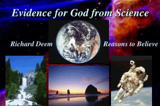 Evidence for God from Science