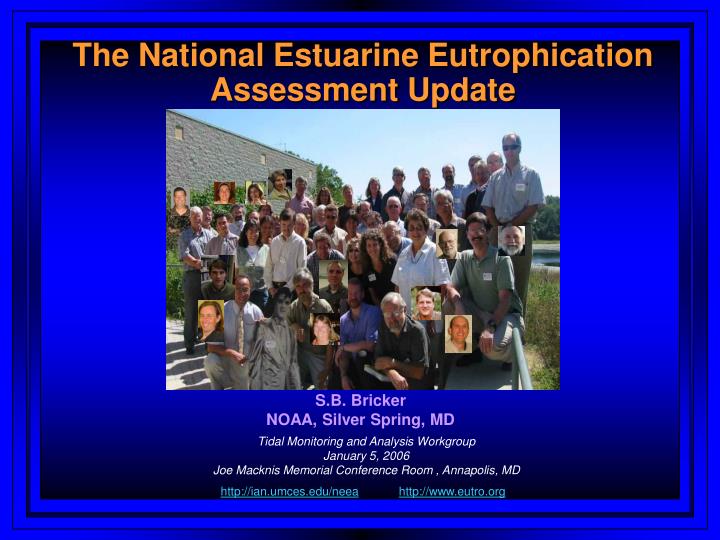 the national estuarine eutrophication assessment update