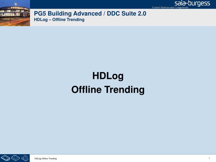 pg5 building advanced ddc suite 2 0 hdlog offline trending