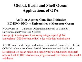 CONCEPTS -- Canadian Operational network of Coupled Environmental PredicTion Systems