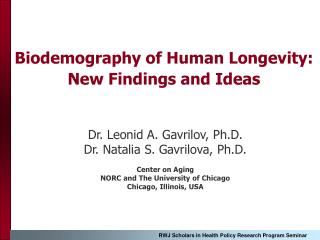 Biodemography of Human Longevity: New Findings and Ideas