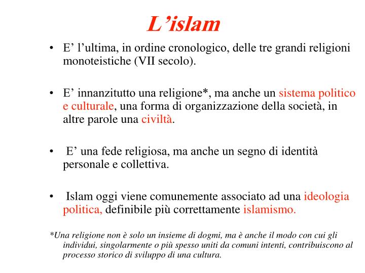 l islam