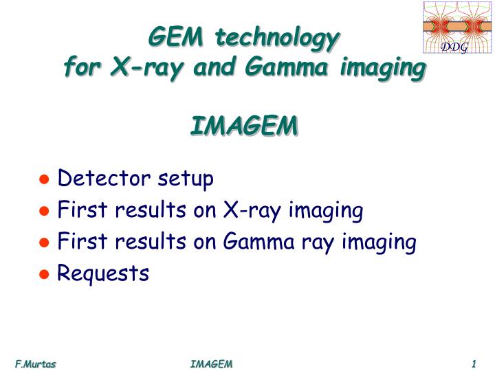 gem technology for x ray and gamma imaging imagem