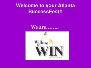 Welcome to your Atlanta SuccessFest!!