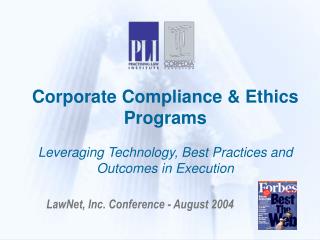 LawNet, Inc. Conference - August 2004