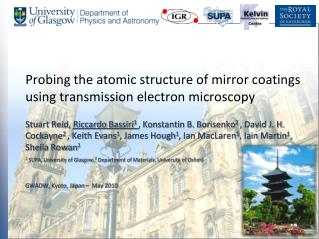 Probing the atomic structure of mirror coatings using transmission electron microscopy