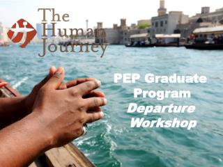 PEP Graduate Program Departure Workshop