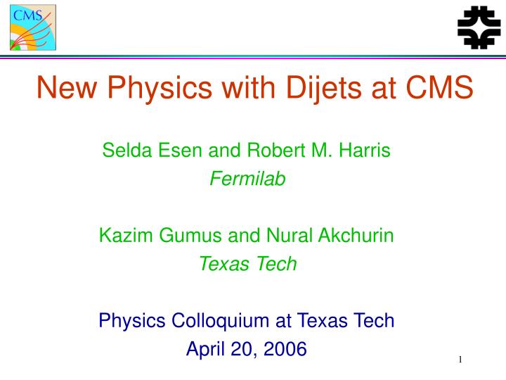 new physics with dijets at cms