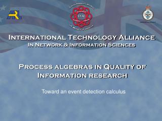 Process algebras in Quality of Information research