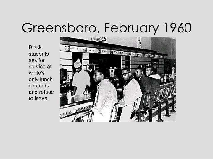 greensboro february 1960