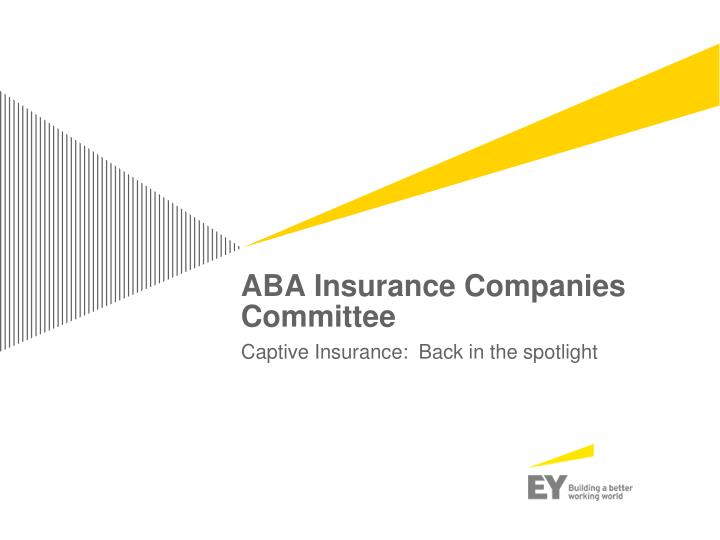 aba insurance companies committee
