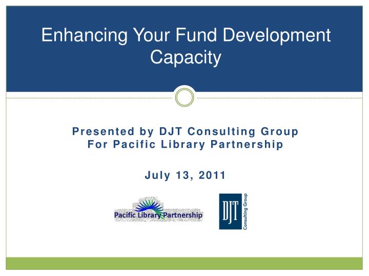 enhancing your fund development capacity