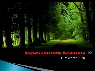 kegiatan statistik kehutanan
