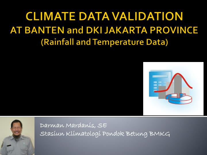 climate data validation at banten and dki jakarta province rainfall and temperature data