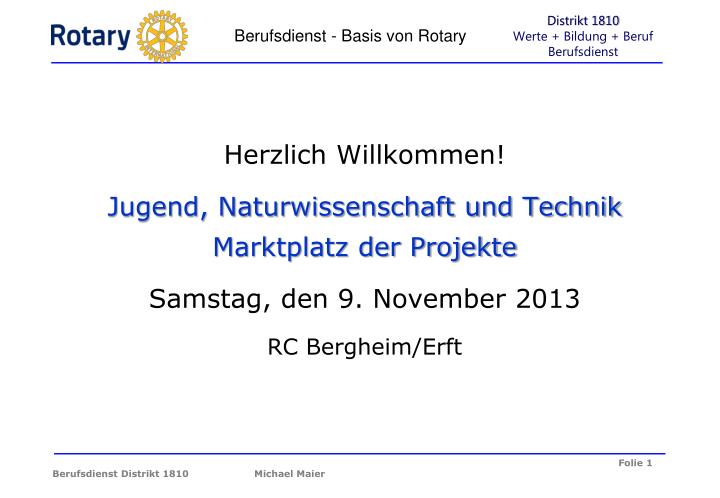 berufsdienst basis von rotary