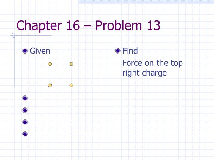 chapter 16 problem 13