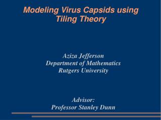 Modeling Virus Capsids using Tiling Theory