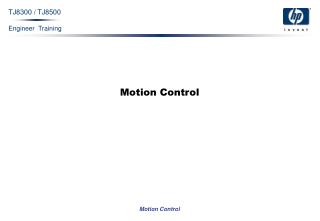 Motion Control