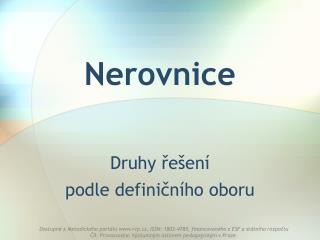 nerovnice