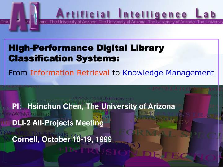 high performance digital library classification systems
