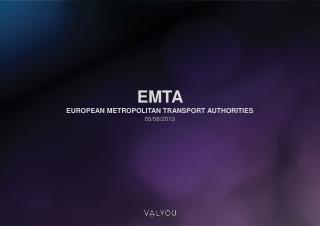 EMTA European Metropolitan Transport Authorities