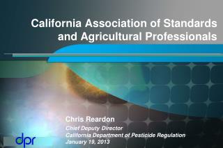 California Association of Standards and Agricultural Professionals