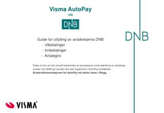 visma autopay via