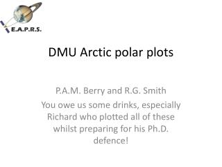 DMU Arctic polar plots