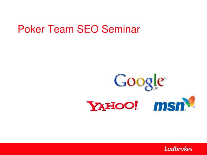 poker team seo seminar