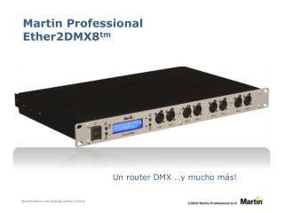 martin professional ether2dmx8 tm