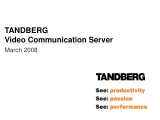 TANDBERG Video Communication Server