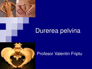 durerea pelvina