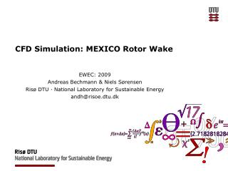 CFD Simulation: MEXICO Rotor Wake