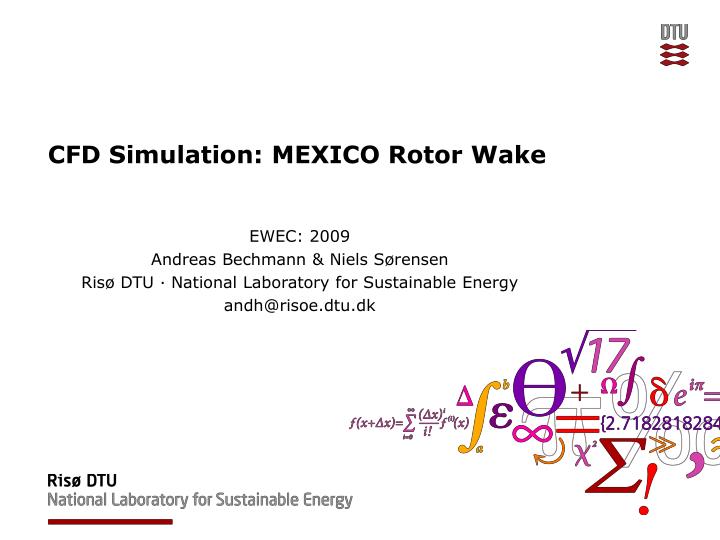 cfd simulation mexico rotor wake