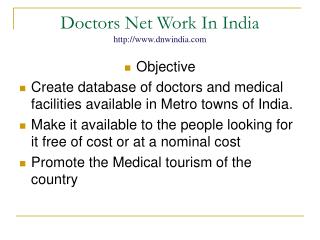 Doctors Net Work In India dnwindia